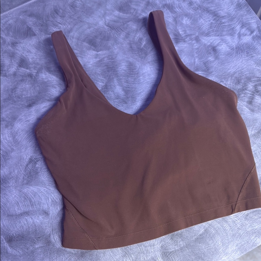 lululemon athletica Brown Tank Top
